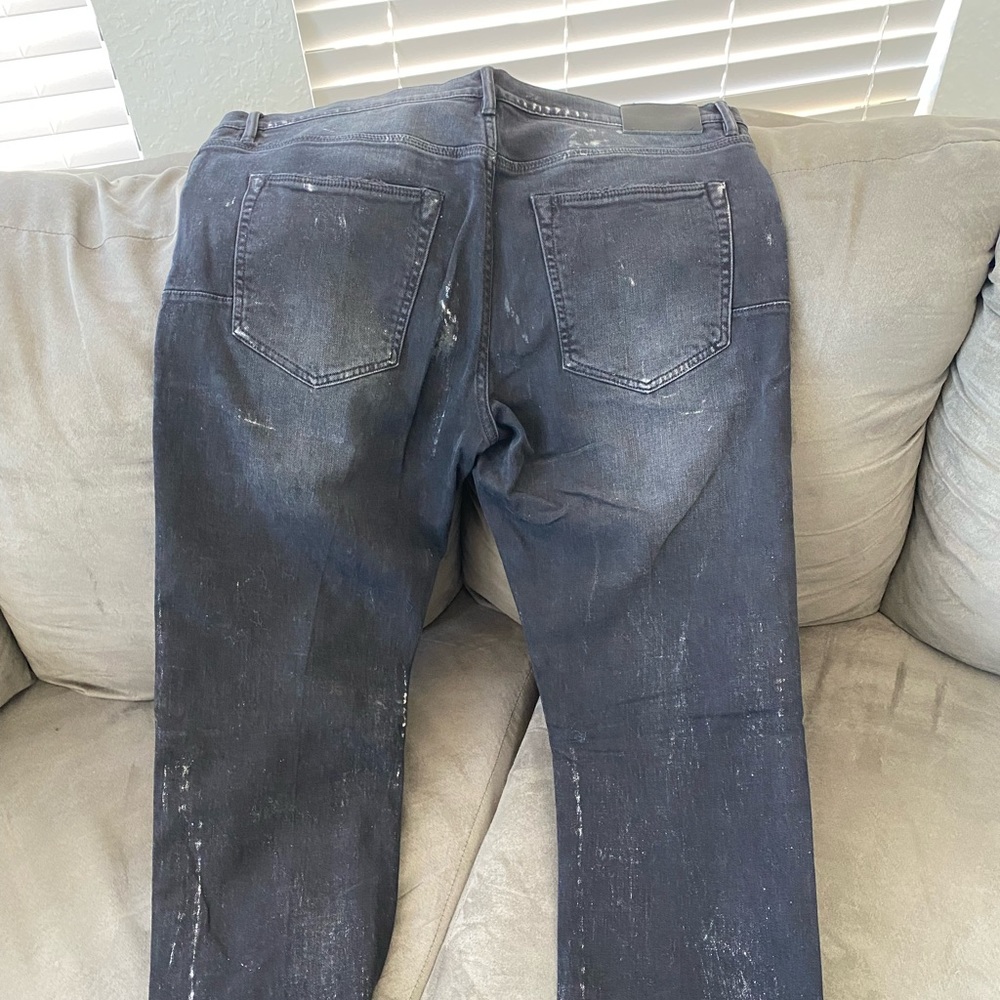 Purple jeans